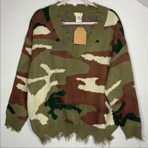 Camo Sweater